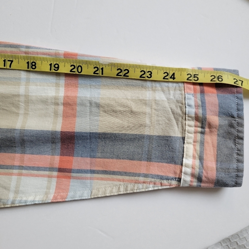 New Mutual Weave Long Sleeve Plaid Button-Down Shirt. - Picture 6 of 9